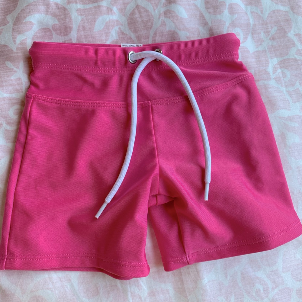 Girls swim shorts. Size 12-18 months